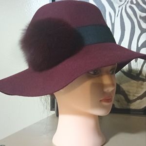 Wool rabbit Hat